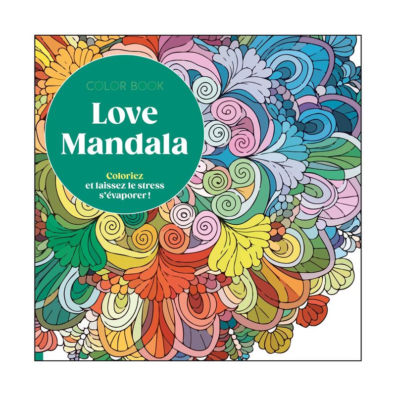 Coloriages - Love Mandala - Livre - Collectif