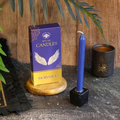 Bougies Rituel bleu marine - Guidance - Lot de 10 pcs Bougies Rituel bleu marine - Guidance - Lot de 10 pcs