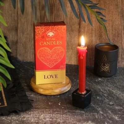 Bougies Rituel rouge - Amour - Lot de 10 pcs Bougies Rituel rouge - Amour - Lot de 10 pcs