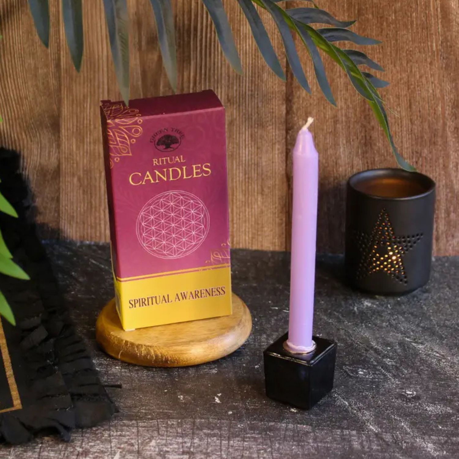 Bougies Rituel lilas - Conscience spirituelle - Lot de 10 pcs