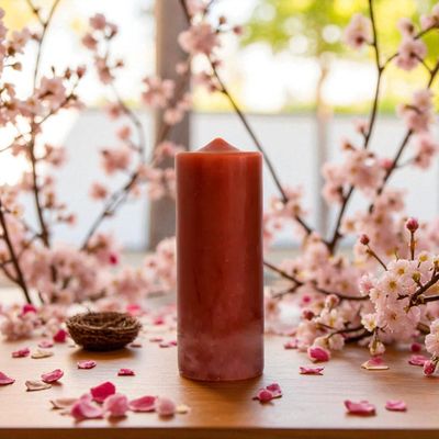 Bougie Artisanale au Miel – Harmonie et Prospérité