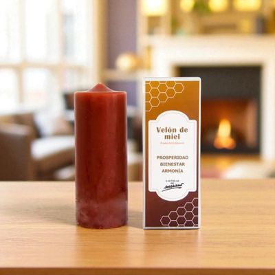 Bougie Artisanale au Miel – Harmonie et Prospérité
