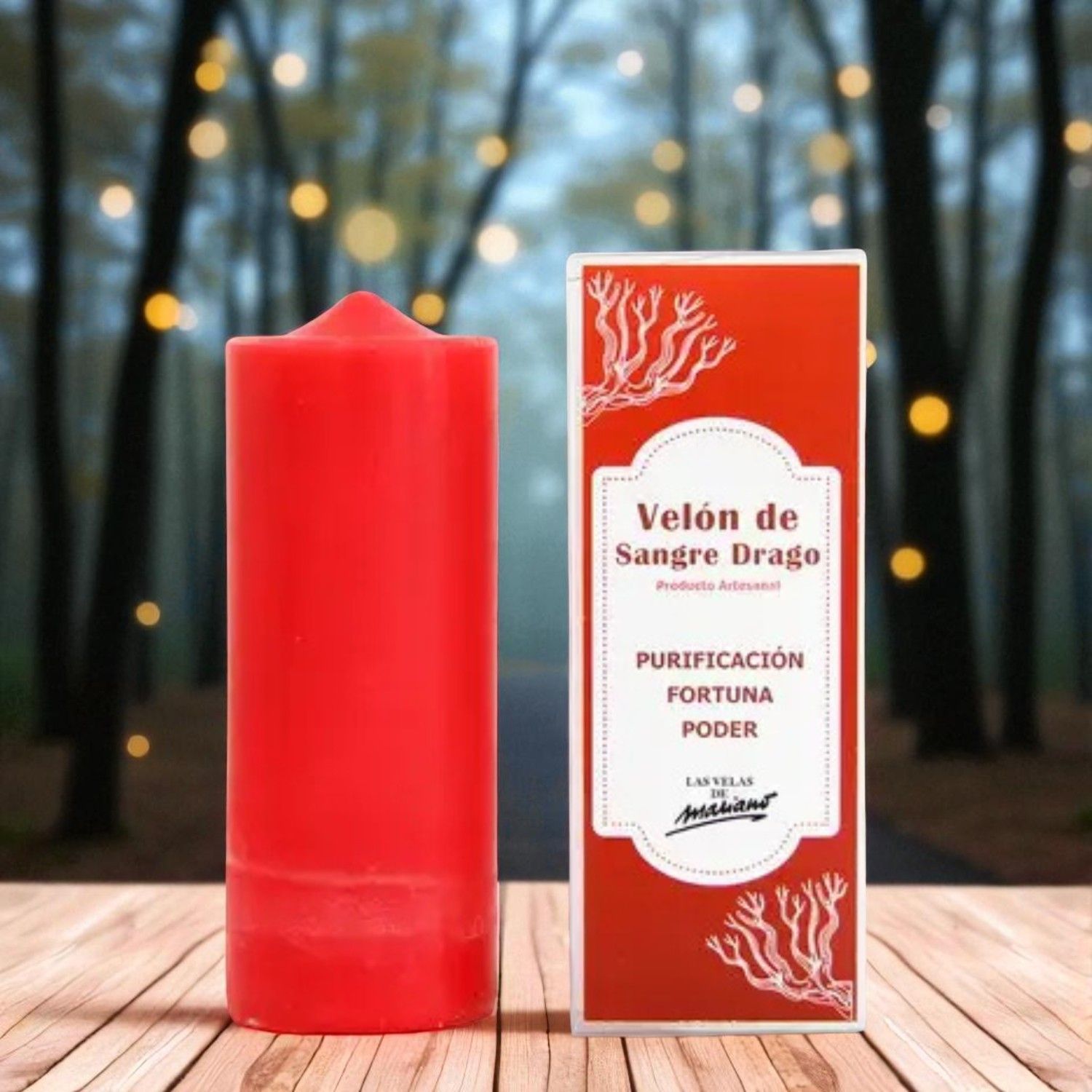 Bougie Artisanale Sang de Dragon – Fortune et Pouvoir Bougie Artisanale Sang de Dragon – Fortune et Pouvoir