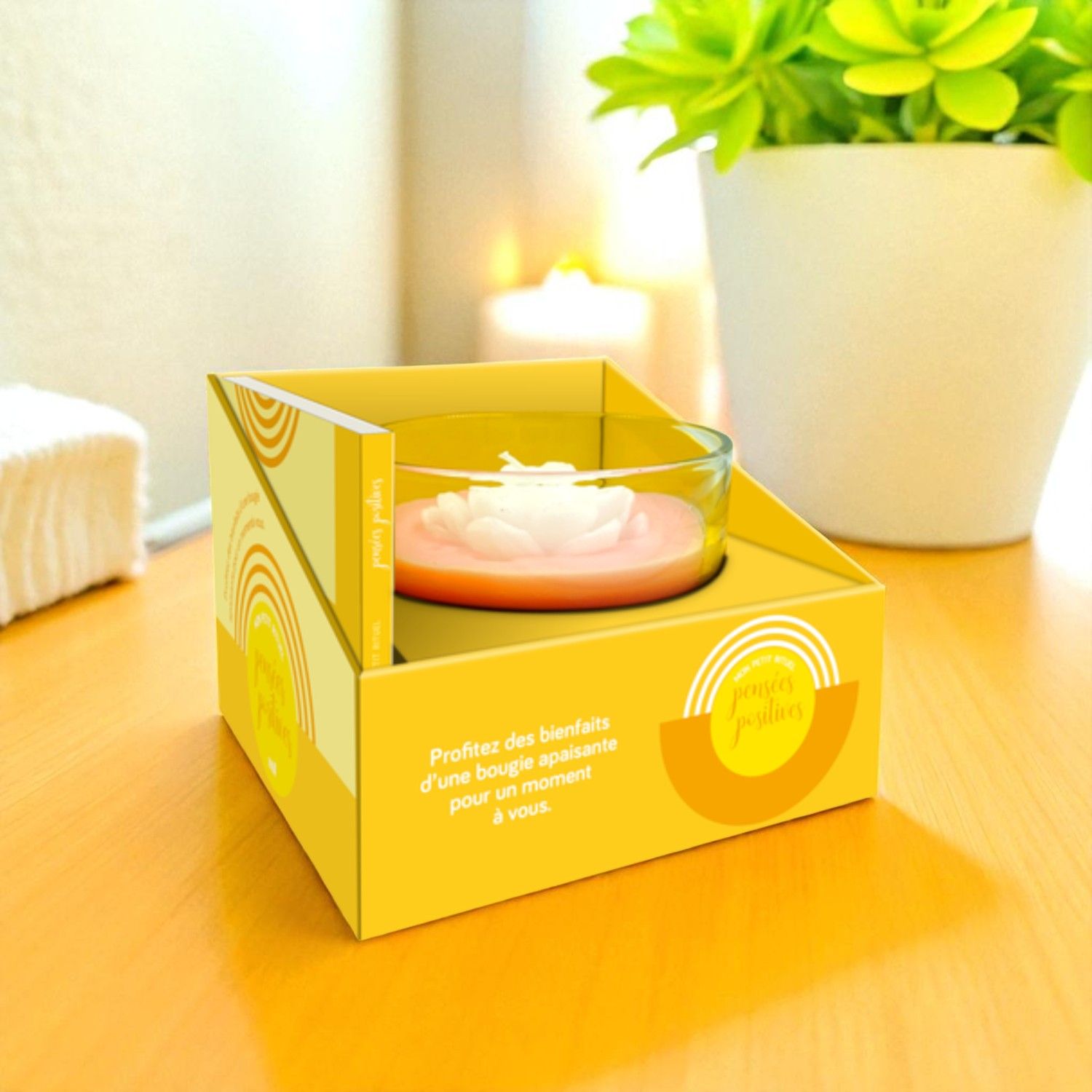 Coffret bougie - Mon petit rituel pensées positives
