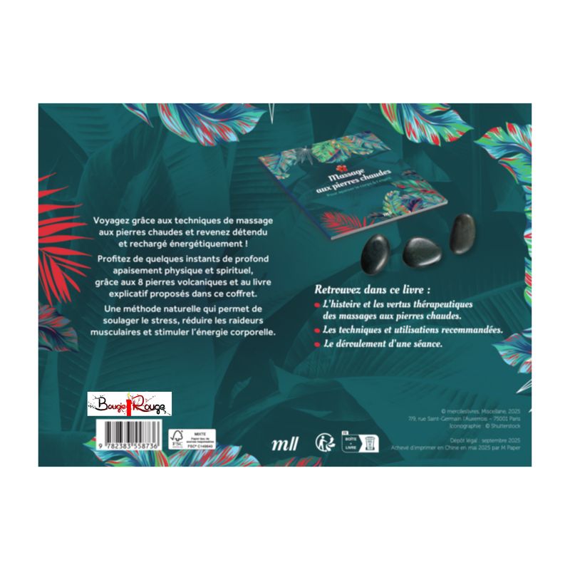 Massage aux pierres chaudes - coffret