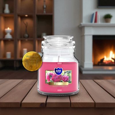 Bougie Parfumée Peony – Aura Candles - 28h