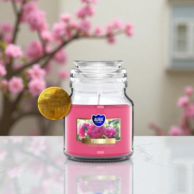Bougie Parfumée Peony – Aura Candles - 28h