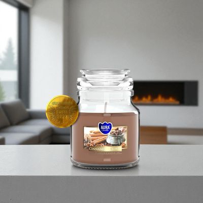 Bougie Parfumée Cannelle &amp; Clou de Girofle – Aura Candles - 28h
