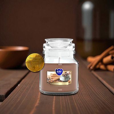 Bougie Parfumée Cannelle &amp; Clou de Girofle – Aura Candles - 28h