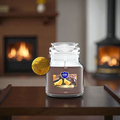 Bougie Parfumée Chocolat-Orange – Aura Candles - 28h