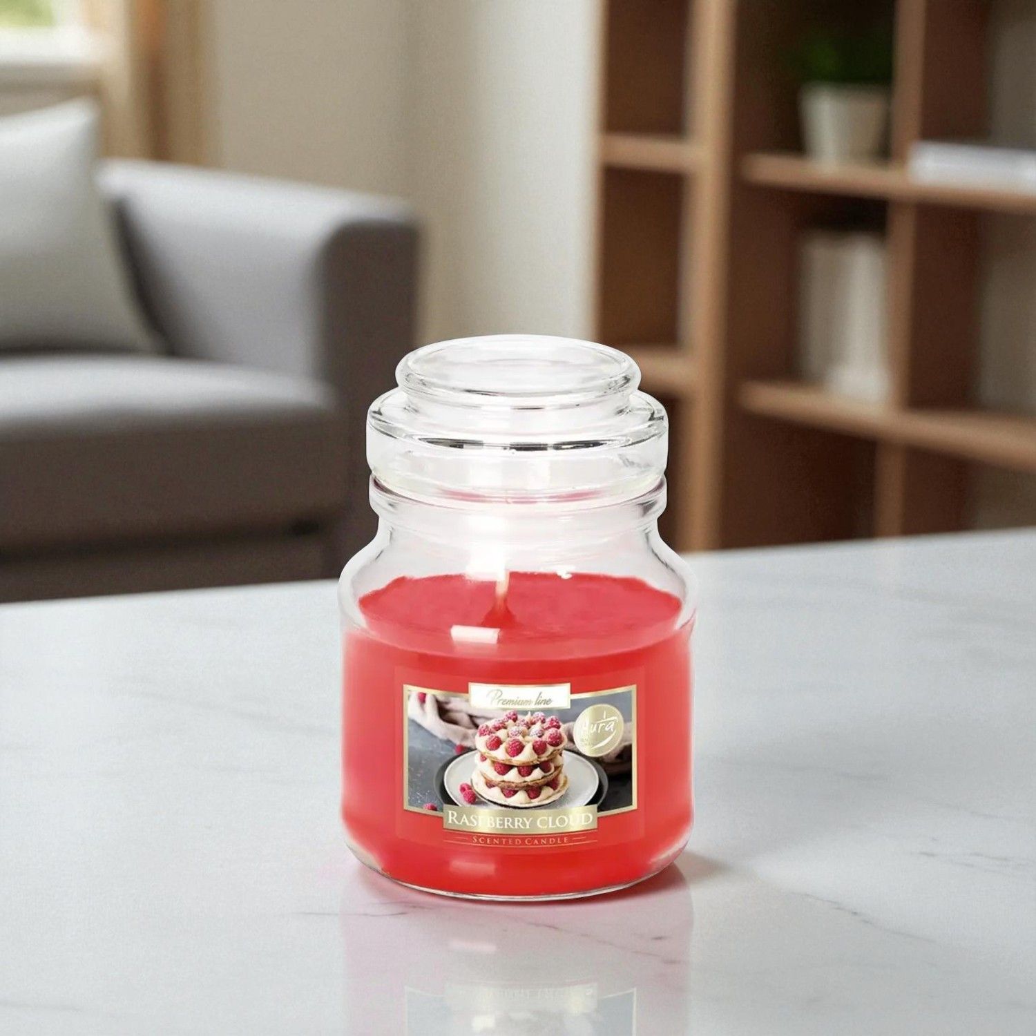 Bougie Parfumée Aura Candles – Raspberry Cloud - 28h