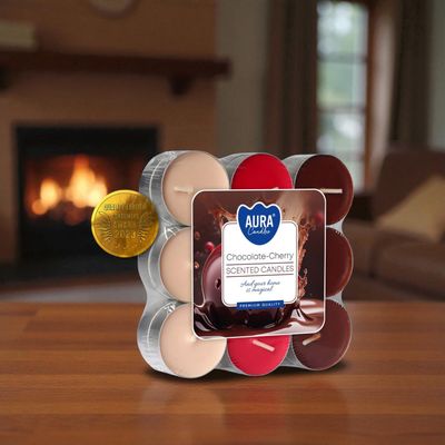​Bougies Chauffe-Plat Parfumées Chocolat-Cerise – Aura Candles