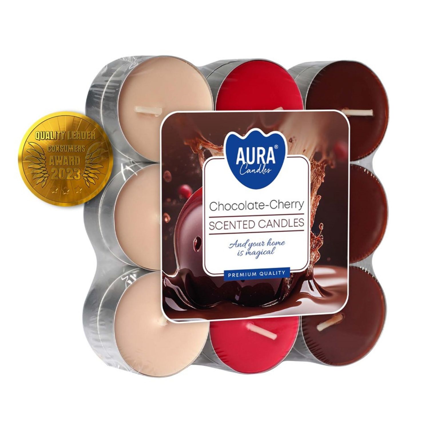 ​Bougies Chauffe-Plat Parfumées Chocolat-Cerise – Aura Candles