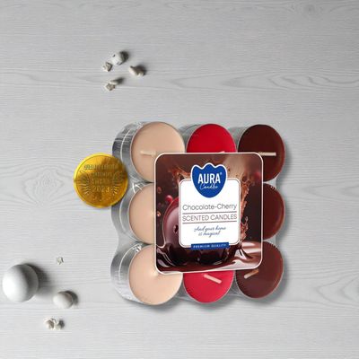 ​Bougies Chauffe-Plat Parfumées Chocolat-Cerise – Aura Candles