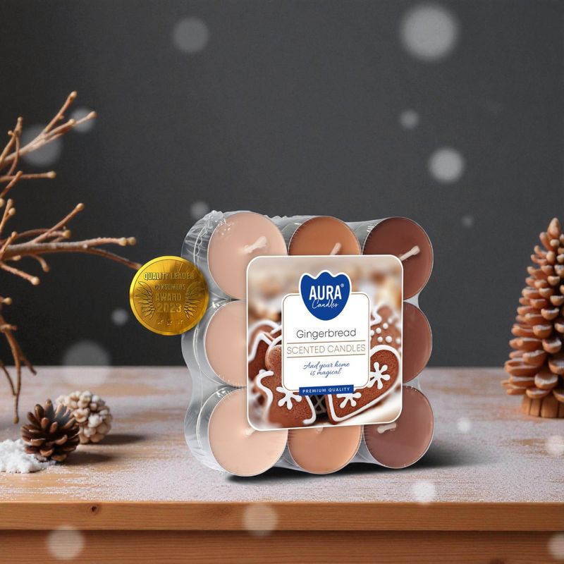 ​Bougies Chauffe-Plat Parfumées Pain d’Épice – Aura Candles