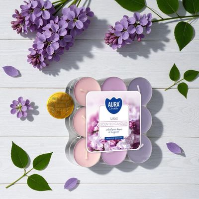 Bougies Chauffe-Plat Parfumées Lilas – Aura Candles Bougies Chauffe-Plat Parfumées Lilas – Aura Candles