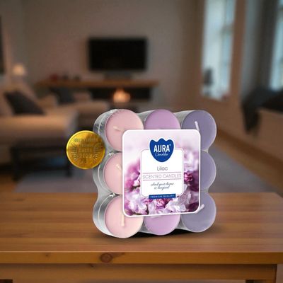 Bougies Chauffe-Plat Parfumées Lilas – Aura Candles