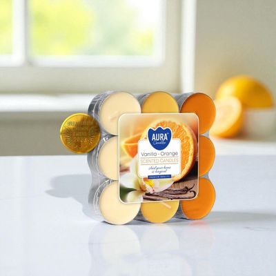 Bougies Chauffe-Plat Parfumées Vanille-Orange – Aura Candles Bougies Chauffe-Plat Parfumées Vanille-Orange – Aura Candles
