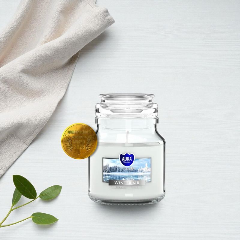 Bougie Parfumée Winter Air – Aura Candles - 28h