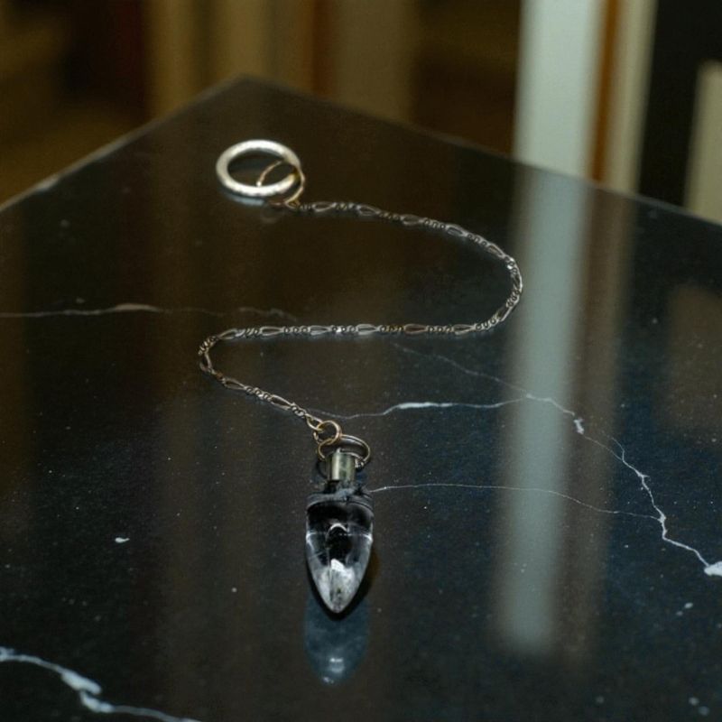 ​Pendule des Druides en Cristal de Roche - 10g