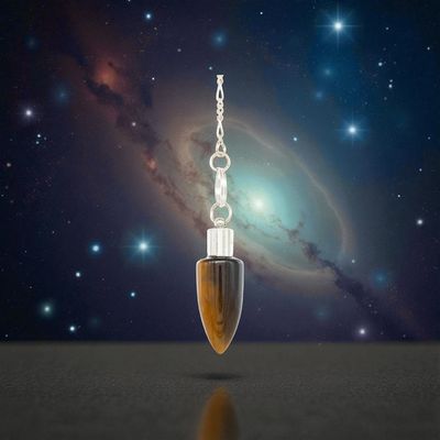 Pendule des Druides en Œil de Tigre