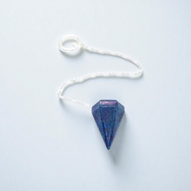 Pendule Hexagonal en Lapis-Lazuli teinté - 25g