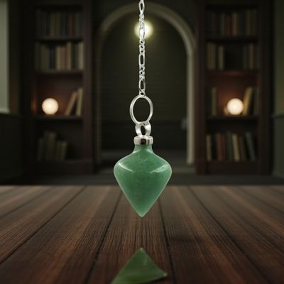 Pendule Résonance en Aventurine Verte Pendule Résonance en Aventurine Verte - 27g