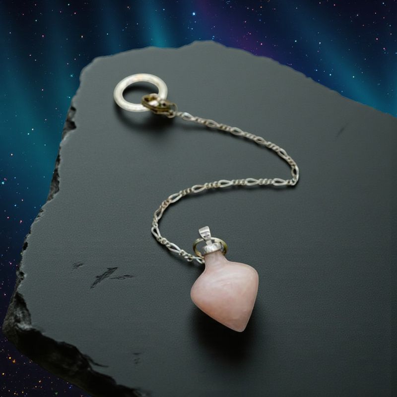 Pendule Résonance en Quartz Rose - 18g