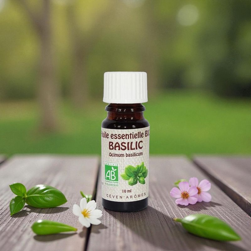 Huile essentielles Bio Basilic - 10ml - Céven Arômes
