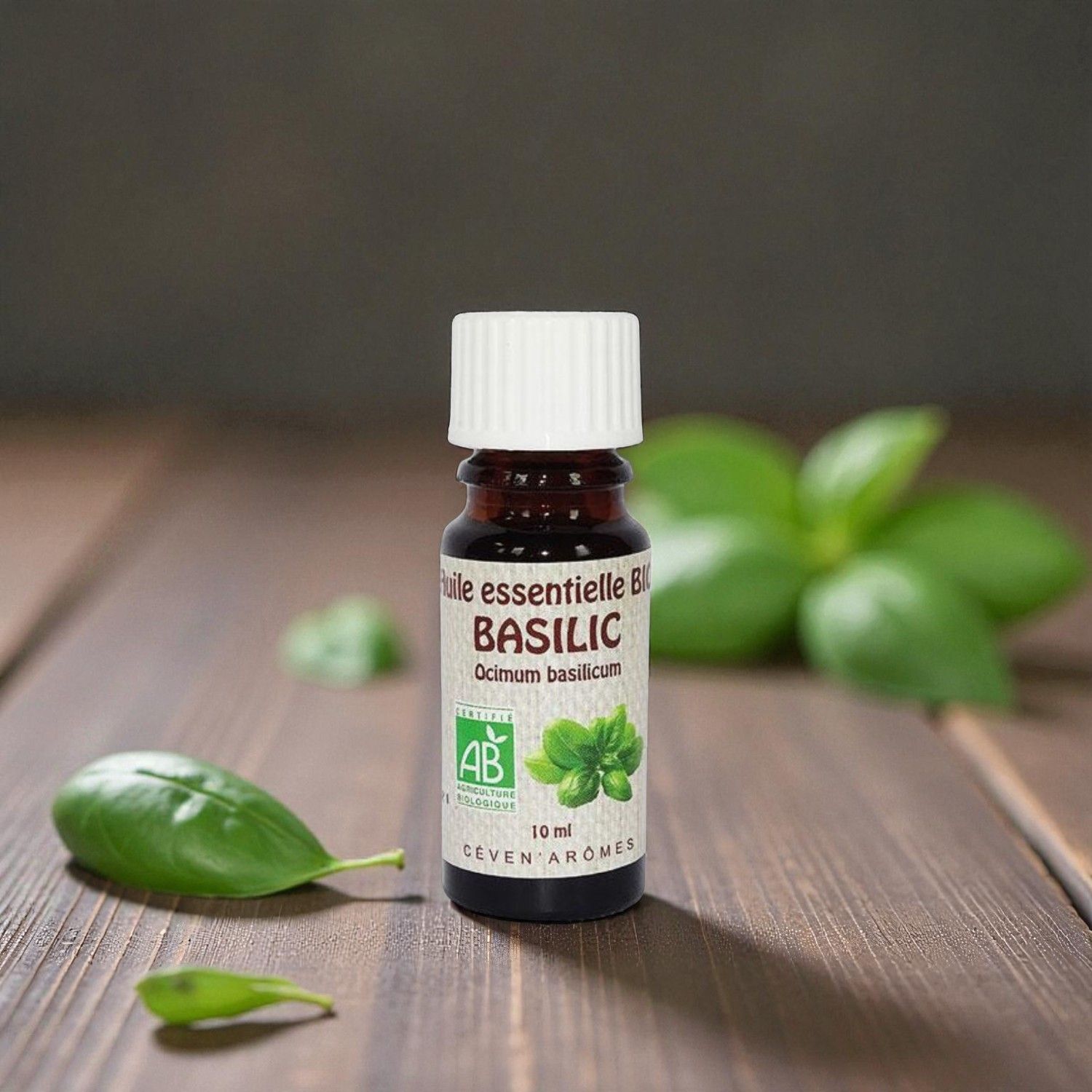 Huile essentielles Bio Basilic - 10ml - Céven Arômes