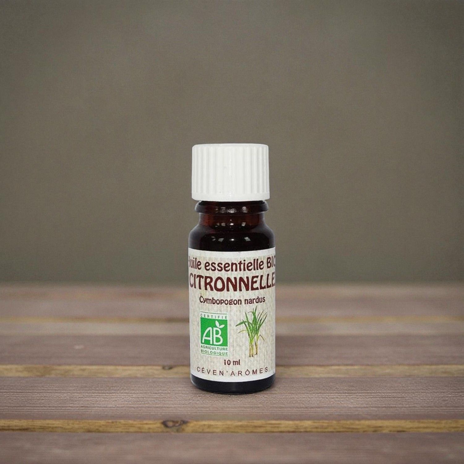 Huile essentielle Bio Citronnelle de java - 10ml - Céven Arômes