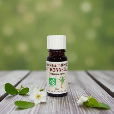 Huile essentielle Bio Citronnelle de java - 10ml - Céven Arômes