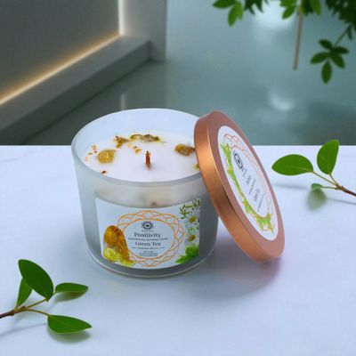 Bougie Parfumée Green Tree – Positivité au Thé Vert - 650gr