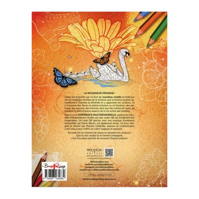 50 mandalas - la femme dans toutes ses couleurs ! - Livre - Martine Cédilotte