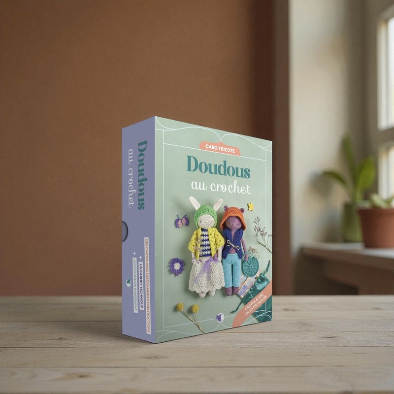 Doudous au crochet - Coffret - Caroline Waryn