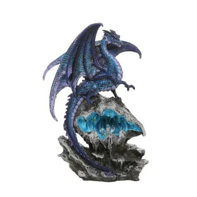 Figurine Dragon du Mat – Bleu Violet Figurine Dragon du Mat – Bleu Violet