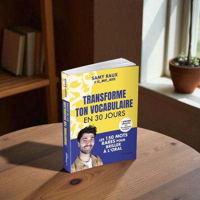 Transforme ton vocabulaire en 30 jours - Livre - Samy Raux