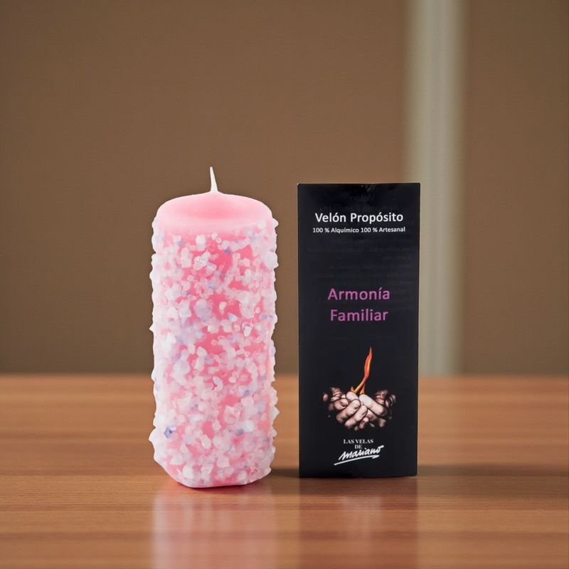 Bougie Artisanale Harmonie Familiale - Las Velas de Mariano