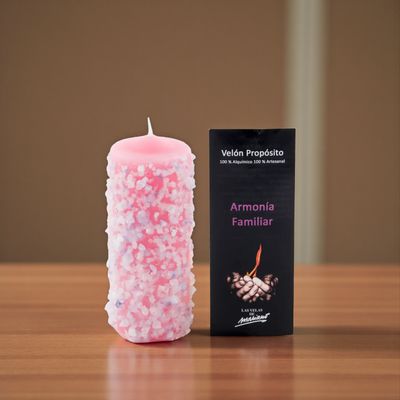 Bougie Artisanale Harmonie Familiale - Las Velas de Mariano