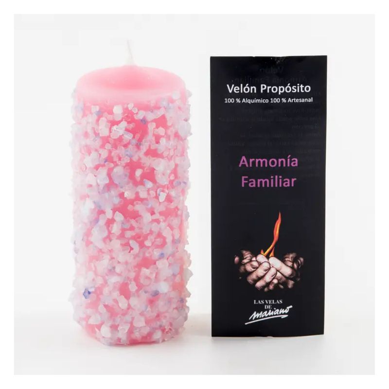 Bougie Artisanale Harmonie Familiale - Las Velas de Mariano
