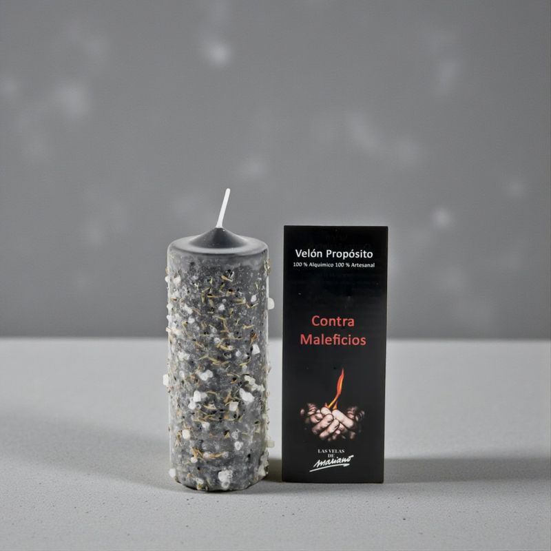 Bougie Artisanale Contre les Malédictions - Las Velas de Mariano