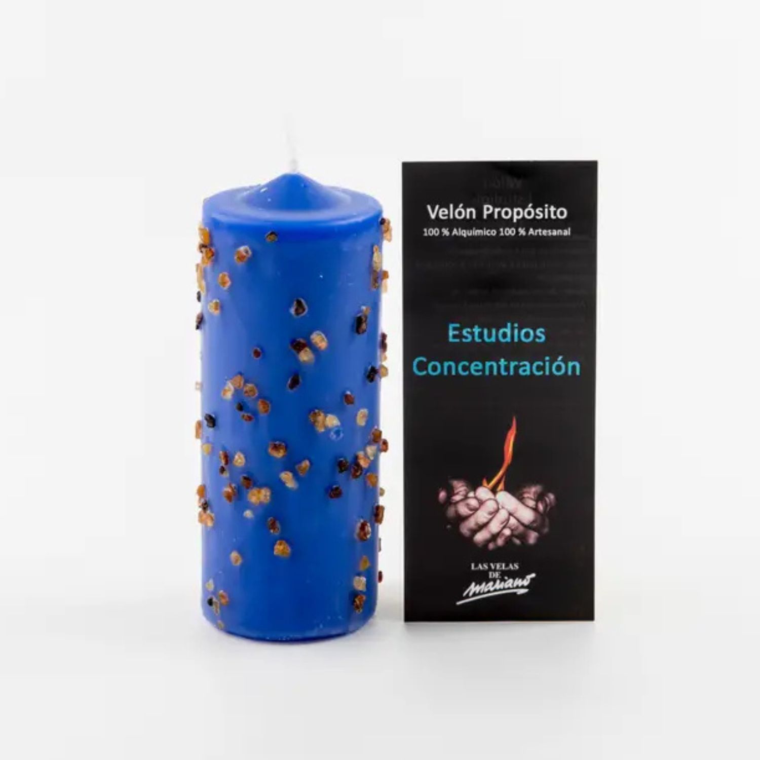 Bougie Artisanale Études &amp; Concentration - Las Velas de Mariano