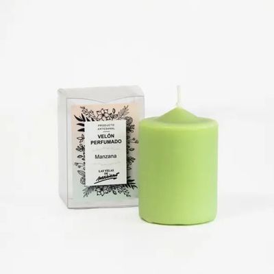 Mini Bougie Artisanale Parfumée Pomme - Las Velas de Mariano