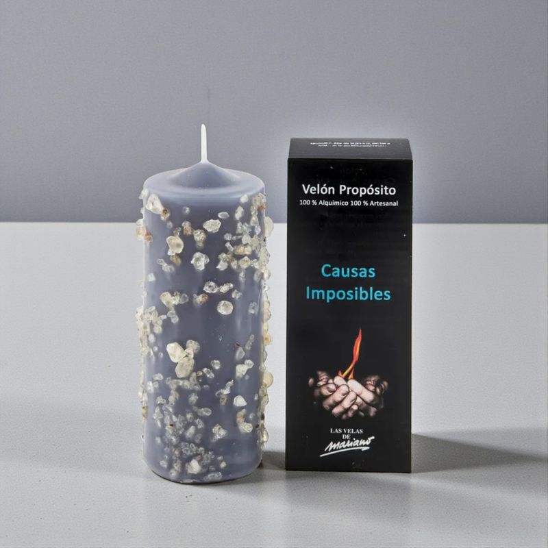 Bougie Artisanale Cause Impossible - Las Velas de Mariano
