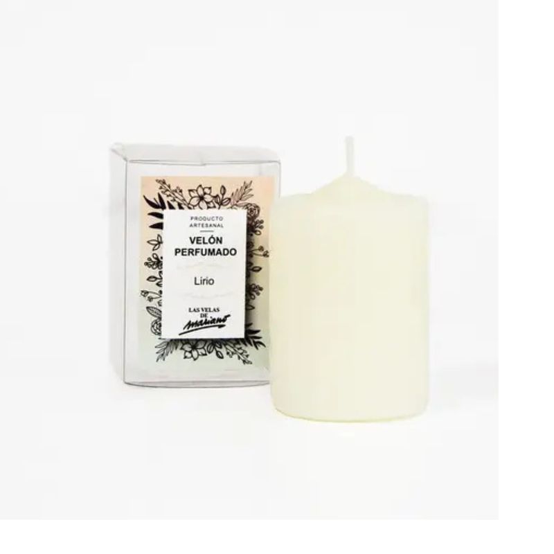 Mini Bougie Artisanale Parfumée Lys - Las Velas de Mariano