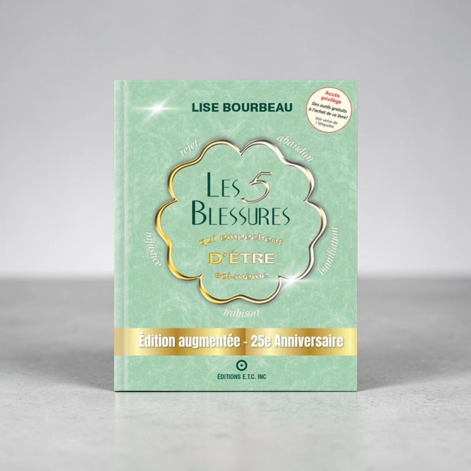 Les 5 Blessures qui empêche d'être soi-même - Livre - Lise Bourbeau