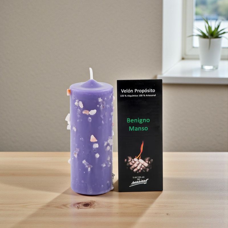 Bougie Artisanale Calme &amp; Douceur – Las Velas de Mariano