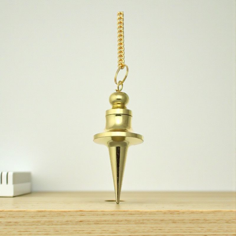 Pendule Saturne en Laiton Doré – 5 cm