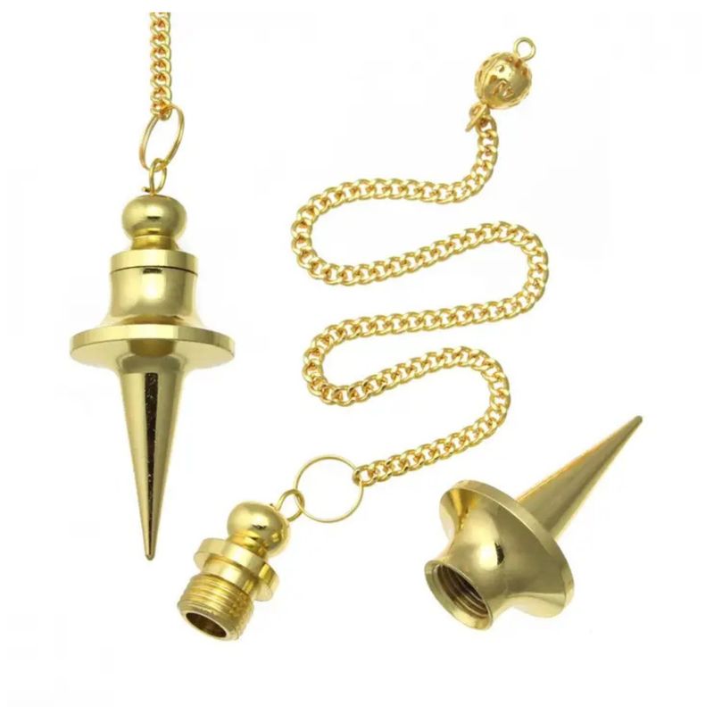 Pendule Saturne en Laiton Doré – 5 cm