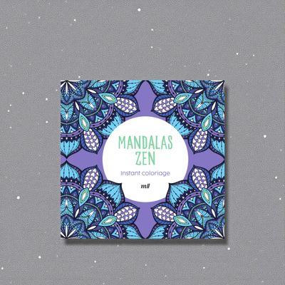 Mandalas Zen - Instant coloriage - Collectif - Mercileslivres